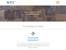 Tablet Screenshot of npstrat.com